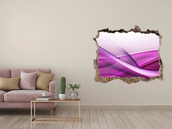 Samolepící díra zeď 3D Vlny pozadí nd-k-85811207
