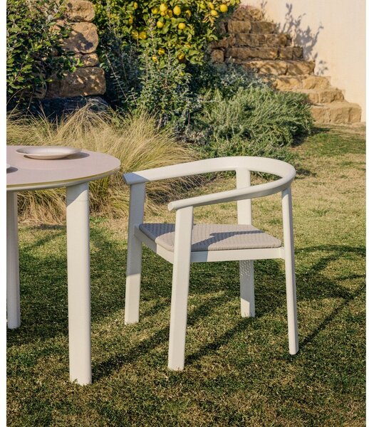 Krémová zahradní židle Erice – Kave Home