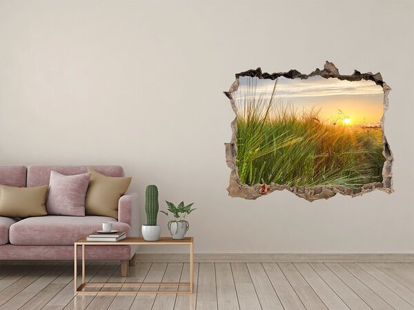 Nálepka fototapeta 3D výhled Pole pšenice nd-k-86489340