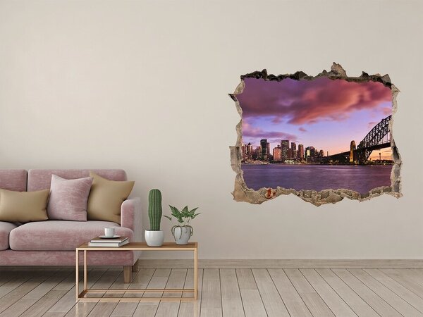 Fototapeta díra na zeď 3D Most w Sydney nd-k-86410877