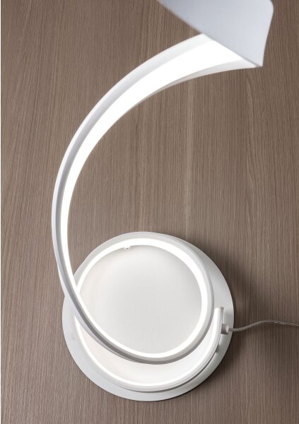 Redo 01-1815 - LED Stolní lampa TORSION LED/11W/230V bílá