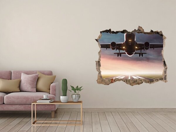 Fototapeta díra na zeď Startující letadlo nd-k-86657598