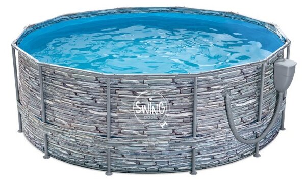 Bazén Swing FRAME Stone 3,66x1,22m, Skimmer mount