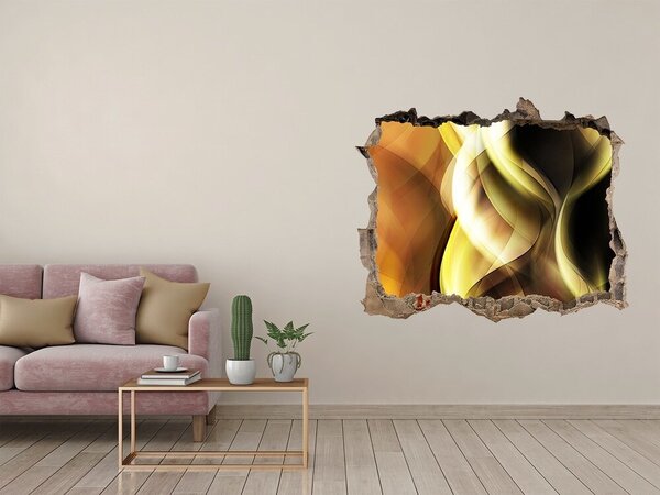 Samolepící díra 3D nálepka Zlaté světlo nd-k-87561675