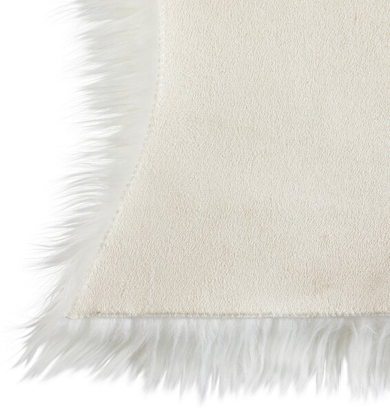UMĚLÁ KOŽEŠINA, 60/90 cm, bílá Boxxx - Kůže