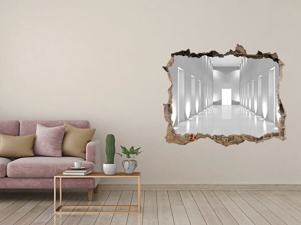 Samolepící díra zeď 3D Chodba nd-k-88304206