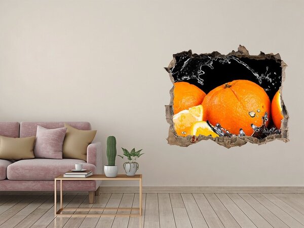 Fototapeta díra na zeď Pomeranče a voda nd-k-89166041
