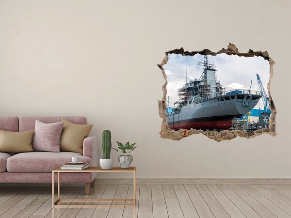 Fototapeta díra na zeď Loděnice loď nd-k-89063954