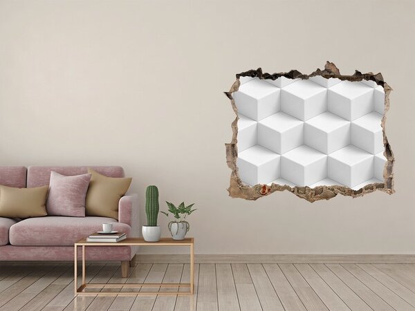 Samolepící díra zeď 3D Abstrakce 3D nd-k-89398208