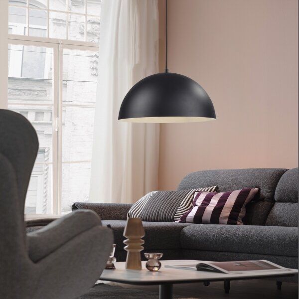 Schöner Wohnen 11728-18 - Lustr na lanku ALI 1xE27/25W/230V pr. 38 cm černá