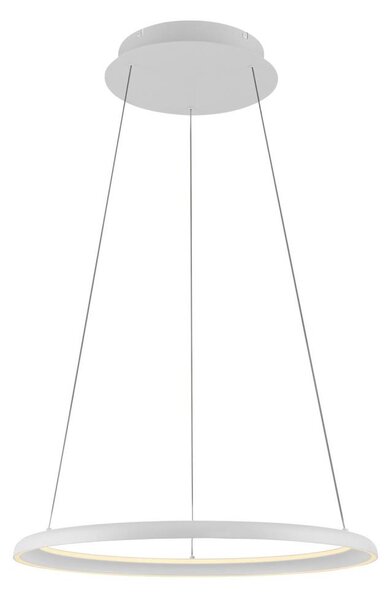 Schöner Wohnen 15570-16-LED Stm. lustr na lanku QUILLO LED/36W/230V pr.60cm bílá