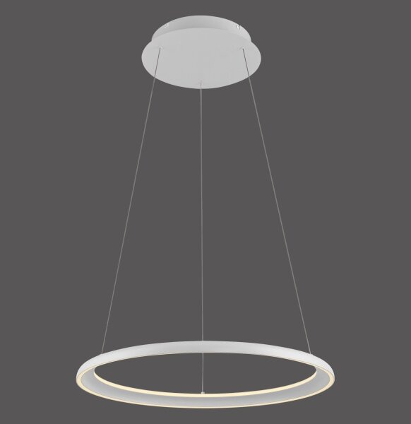Schöner Wohnen 15570-16-LED Stm. lustr na lanku QUILLO LED/36W/230V pr.60cm bílá