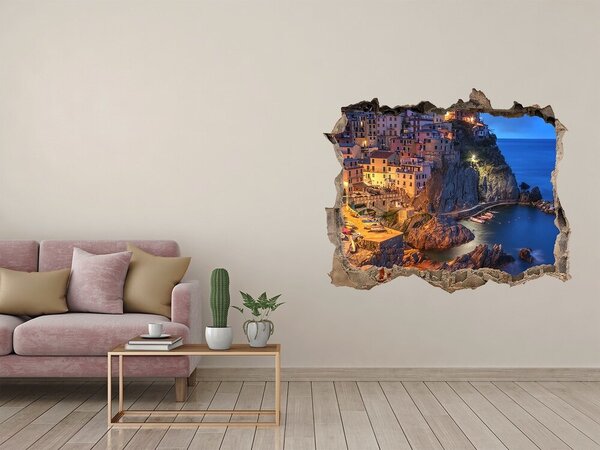 Fototapeta díra na zeď 3D Manarola Itálie nd-k-90515464