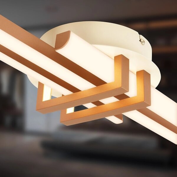 Brilo - LED Stropní svítidlo TINKA LED/21W/230V 3000K měděná
