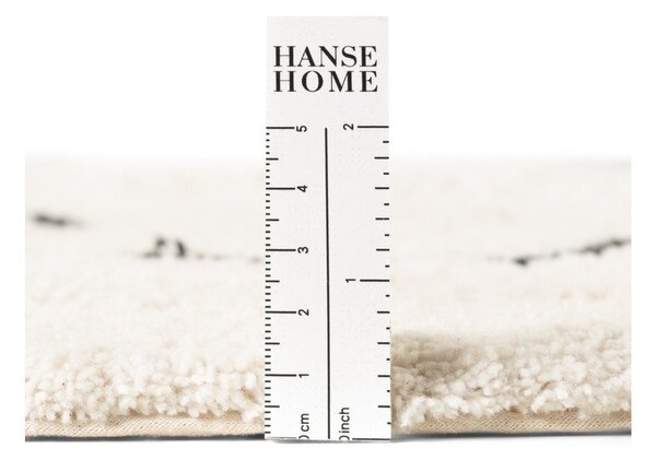 Krémový pratelný/ručně tkaný bavlněný dětský koberec 140x200 cm Snuggle Nappi – Hanse Home