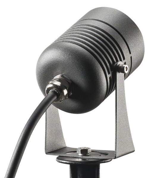 BIG WHITE SLV LED SPIKE LED venkovní svítidlo s trnem, antracit, IP55, 3000K, 40°. 1002201