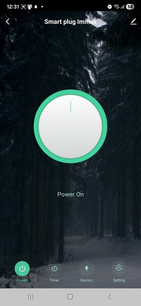 Immax NEO LITE Smart vnitřní zásuvka v2 s kolíkem, typ E, WiFi