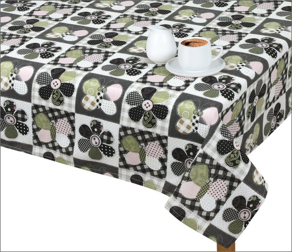 Ubrus DANA patchwork - 100x100 cm