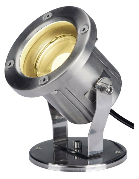 BIG WHITE SLV NAUTILUS SPIKE LED venkovní svítidlo s trnem, ušlechtilá ocel 316, IP55, 3000K 1001962