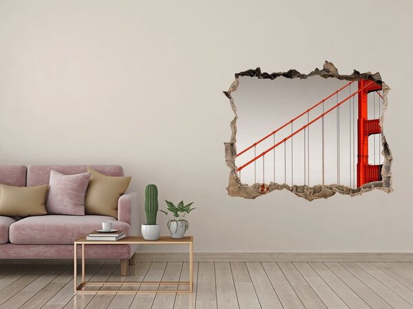 Fototapeta díra na zeď 3D Most San Francisco nd-k-91736681