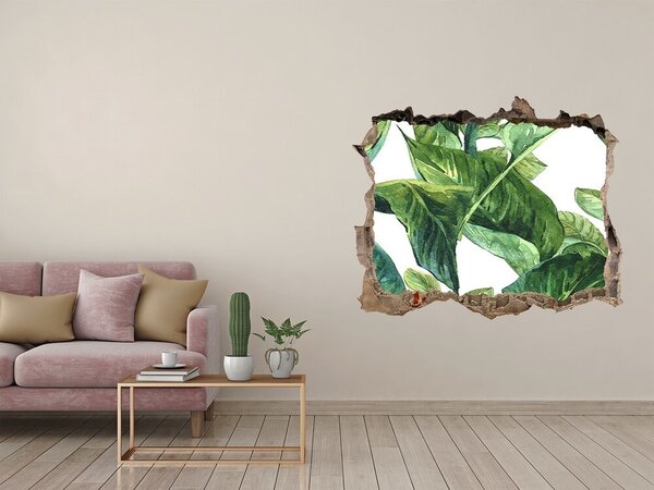 Díra 3D foto tapeta nálepka Listí nd-k-93345661