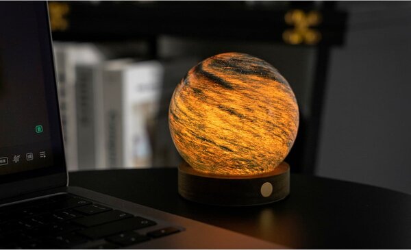 Tmavě hnědá/v tmavě přírodní barvě světelná dekorace na USB ø 8 cm Stellar Ocean – Gingko