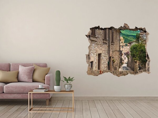 Fototapeta díra na zeď 3D Romantická ulička nd-k-93132177