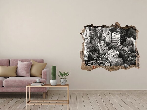Nálepka fototapeta 3D výhled New York z ptačího pohledu nd-k-93794571
