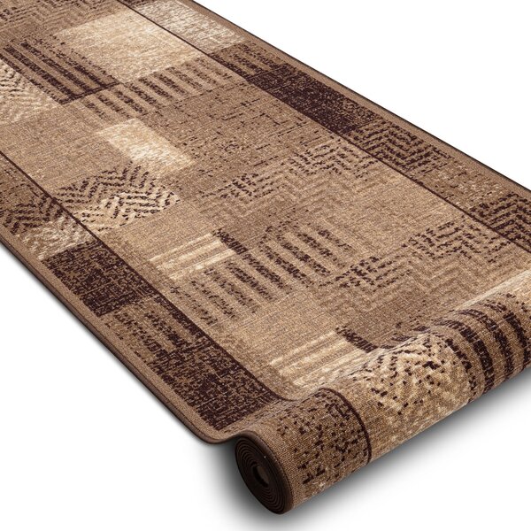 Associated Weavers Běhoun pogumovaný Essenza 17 hnědý Šíře: 67 cm