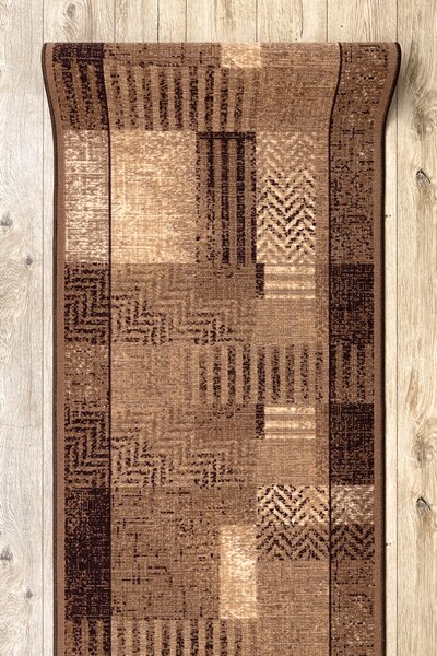 Associated Weavers Běhoun pogumovaný Essenza 17 hnědý Šíře: 67 cm