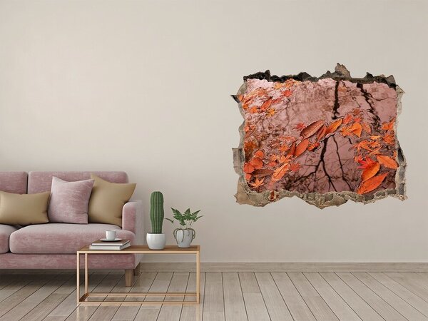 Fototapeta díra na zeď 3D Listí na vodě nd-k-94898362