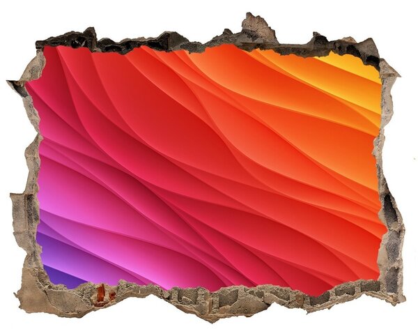 Nálepka fototapeta 3D výhled Barevné vlny nd-k-95451592