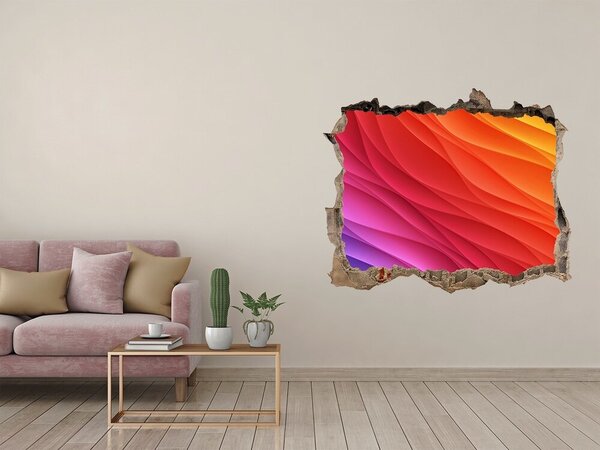 Nálepka fototapeta 3D výhled Barevné vlny nd-k-95451592