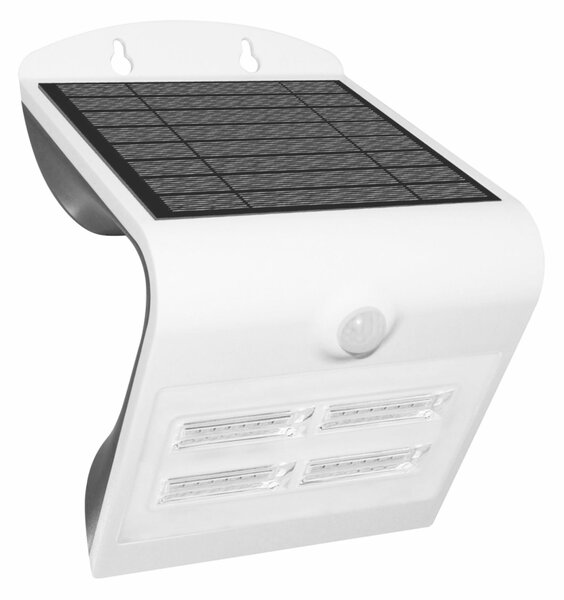 CENTURY SOLÁRNÍ LED ARCADIA 3,2 SENZOR BÍLÁ 3,2W 4000K 400Lm IP65 CEN ACSB-321240