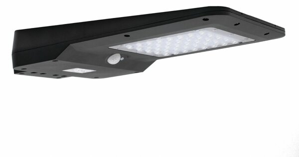 CENTURY solární LED SVÍTIDLO LVT se SENZOREM 15W 4000K 1600Lm 140d 413x232x58mm IP65 na sloup a zeď CEN LVT-159540