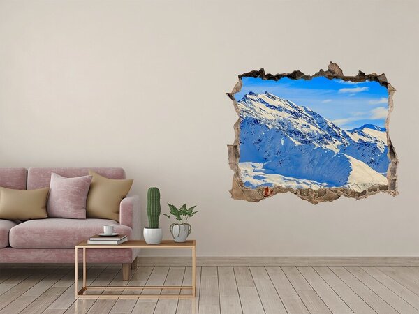 Fototapeta díra na zeď Alpy zima nd-k-96505174
