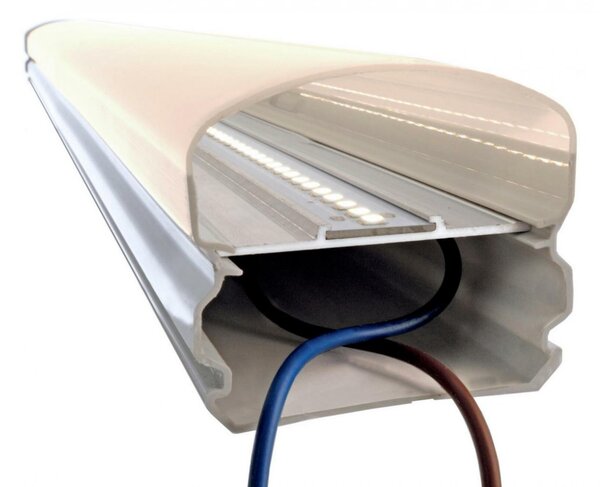 Deko-Light KapegoLED stropní přisazené svítidlo Tri Proof 180-240V AC/50-60Hz 17,00 W 4000 K 1430 lm 696 mm bílá 730419