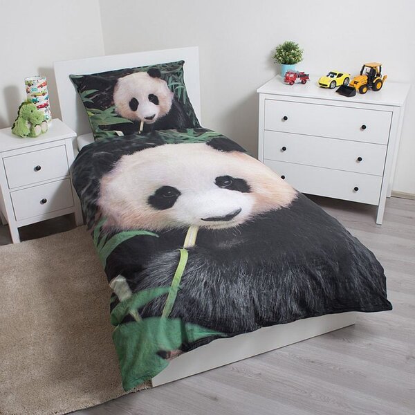 Povlečení Panda Bavlna, 140/200, 70/90 cm