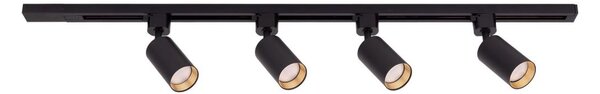 Bodové svítidlo v lištovém systému TRACER 4xGU10/10W/230V 1 m černá