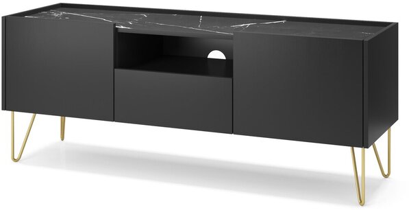 Tv stolek HARIO 144, černá