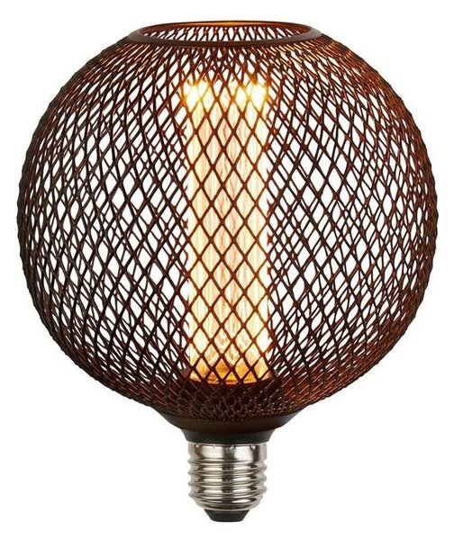 Searchlight 26003BK - LED Dekorační žárovka WIRE MESH E27/4,5W/230V 2700K