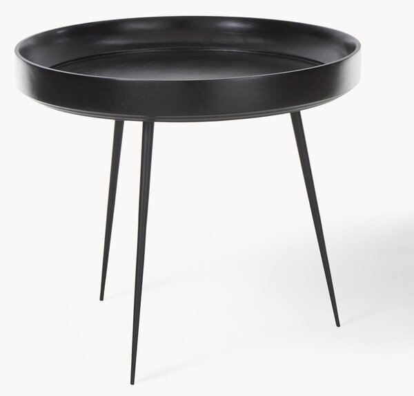 Malý kulatý odkládací stolek z mangového dřeva Bowl