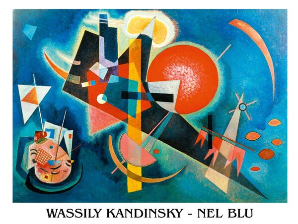 Umělecký tisk Kandinsky - Nel Blu, Wassily Kandinsky