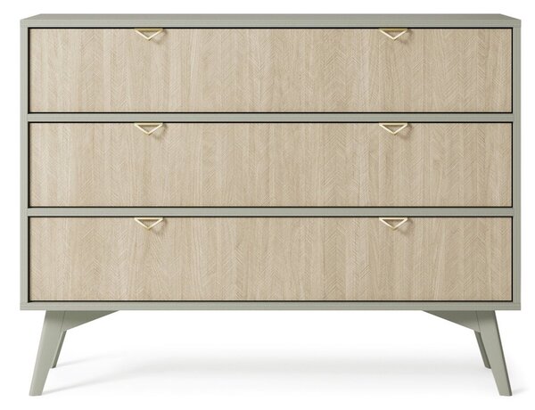 Moderní komoda FELICITY KSZ106, zelená / scandi