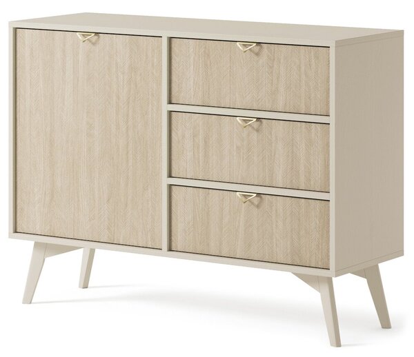 Moderní komoda FELICITY KSZD106, béžová / scandi