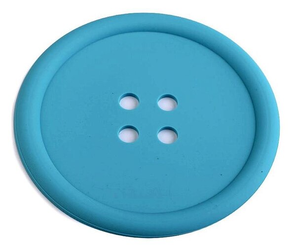 Silikonová podložka knoflík Ø9 cm - 11 modrá