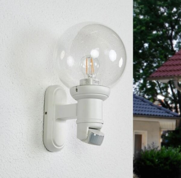 STEINEL 634315 - L 560 S Venkovní senzorová nástěnná lampa bílá IP44