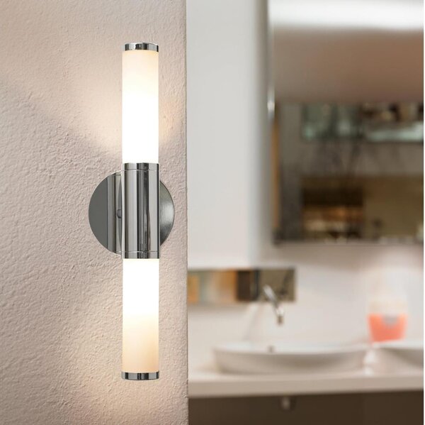 Eglo 87219 - Koupelnové nástěnné svítidlo PALMERA 2xE14/40W/230V IP44