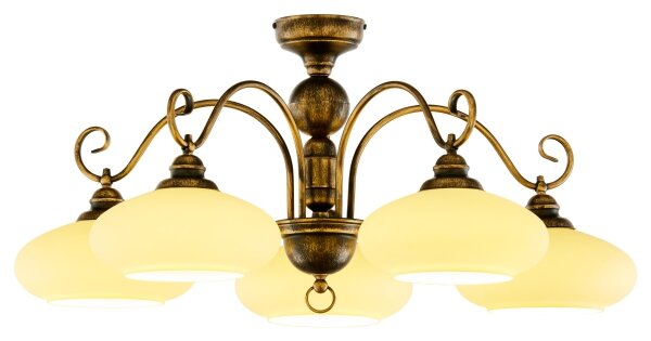 Jupiter 399 - BO-5-PL - Lustr přisazený BOLERO 5xE27/60W/230V