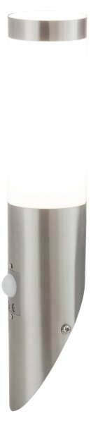 Rabalux 8266 - Venkovní svítidlo se senzorem INOX TORCH 1xE27/25W/230V IP44